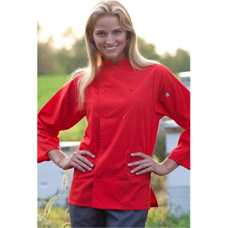 Charlotte Madison Epic 3 By 4 Sleeve Chef Shirt, Black, 3x Large CH141310